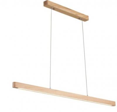 ALPHA LINEAR LED ASH WOOD 150CM PENDANT